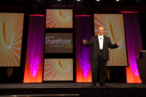 Steve Ballmer stellt SharePoint 2010 vor