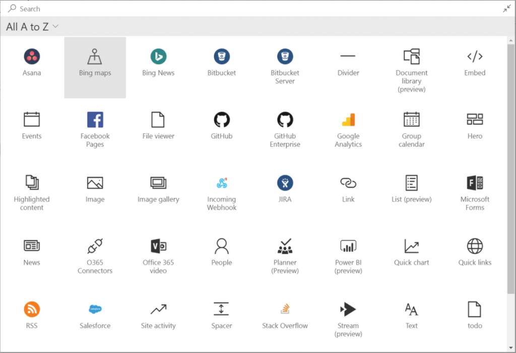 Zahlreiche neue Modern WebParts im Anmarsch (Bild: Microsoft)